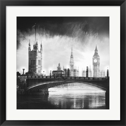 Framed Victoria Tower Print