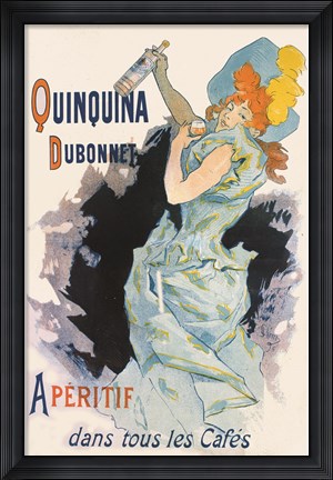 Framed Quinquina Dubonnet Print