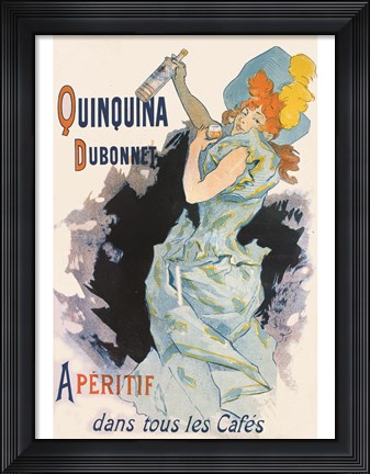 Framed Quinquina Dubonnet Print
