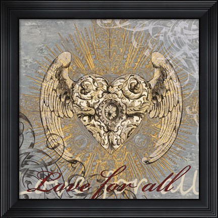 Framed Love for All Print