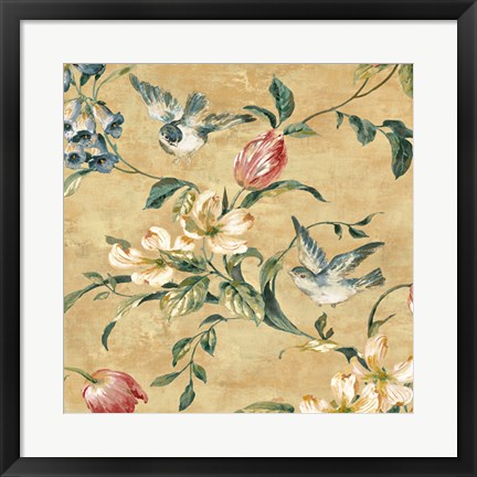 Framed Birdland II Print