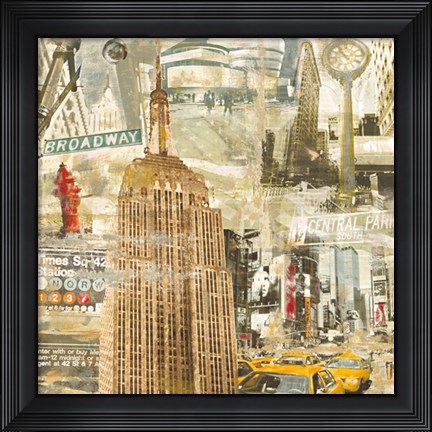 Framed In New York City Print