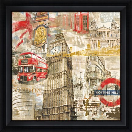 Framed In London Print