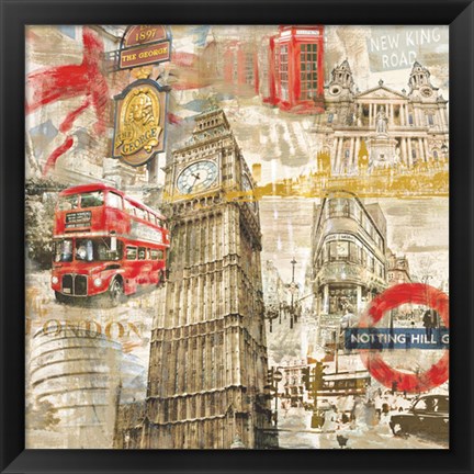 Framed In London Print