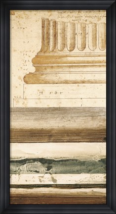 Framed Architectural Detail I Print