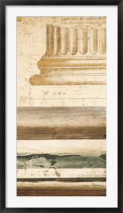 Framed Architectural Detail I Print