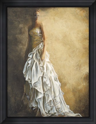 Framed Il vestito bianco Print