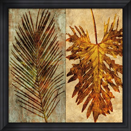 Framed Palms Pairs II Print