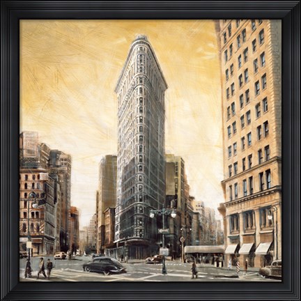 Framed Flatiron Building Print