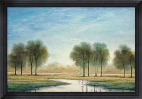Framed Morning Reflection I Print