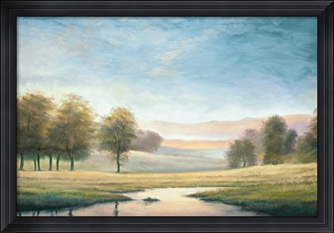 Framed Morning Reflection II Print