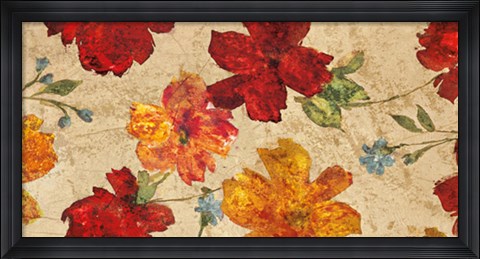 Framed Fleurs du printemps Print
