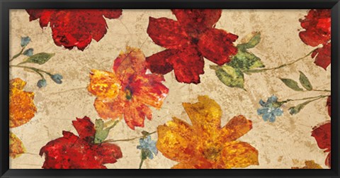 Framed Fleurs du printemps Print