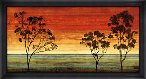 Framed Sunset Vista I Print