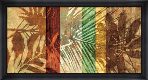 Framed Palm Shadows I Print