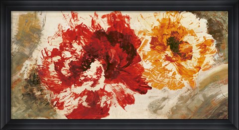 Framed Pop Flowers Print