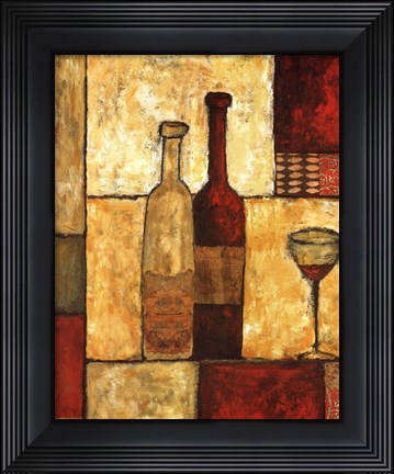 Framed Vino I Print