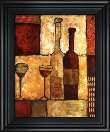 Framed Vino II Print