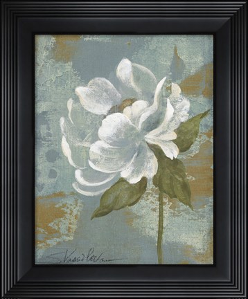 Framed Peony Tile II Print