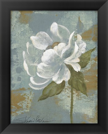 Framed Peony Tile II Print