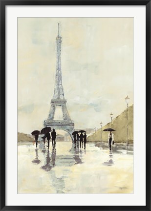 Framed April in Paris Print