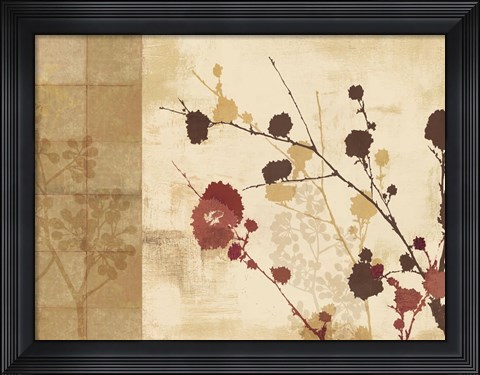 Framed Blossoming I Print