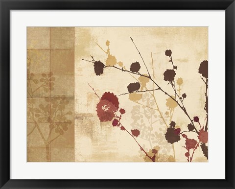 Framed Blossoming I Print