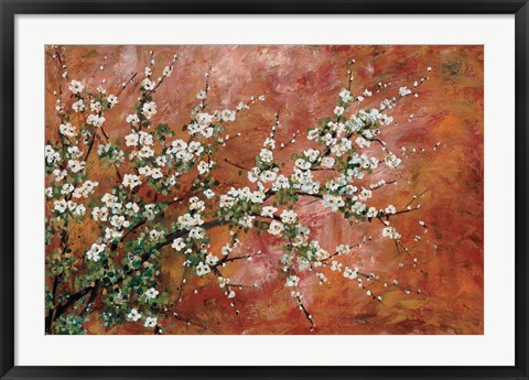 Framed Wild Plum Blossoms Print