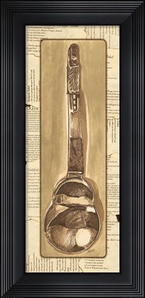 Framed Salad Spoon Print