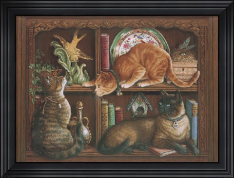 Framed Birdwatchers Print