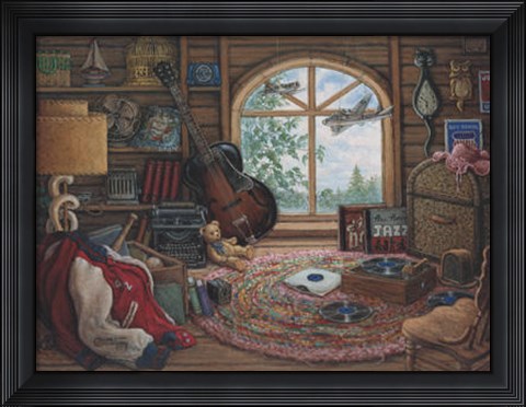 Framed Attic Treasures Print