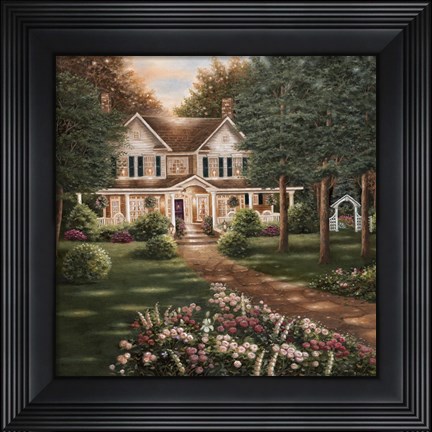 Framed Carolina Evening I Print