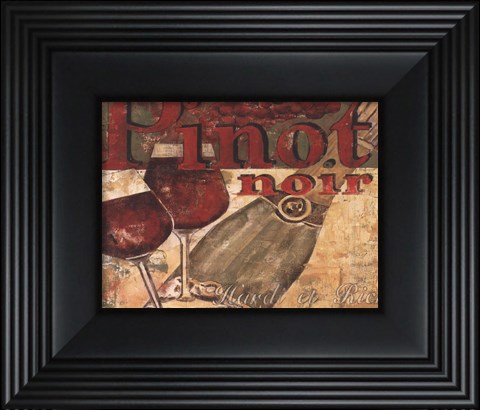 Framed Pinot Noir Print