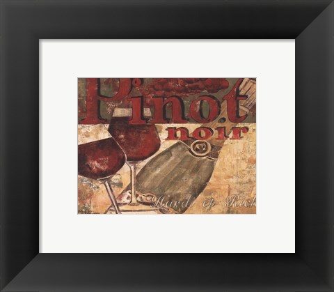 Framed Pinot Noir Print