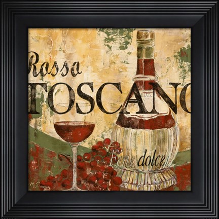 Framed Rosso Toscano Print