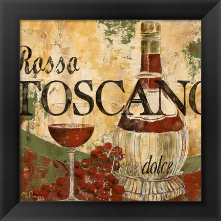 Framed Rosso Toscano Print