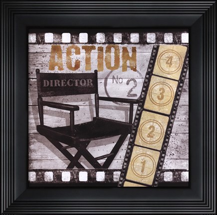 Framed Action Print