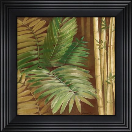 Framed Bamboo &amp; Palms II Print