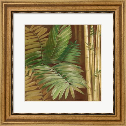 Framed Bamboo &amp; Palms II Print