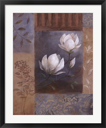 Framed Magnolia Spring II Print