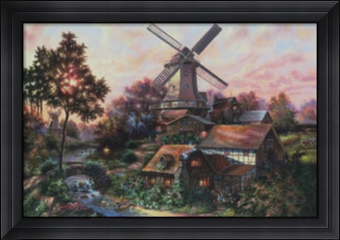 Framed Lights Of Home Print