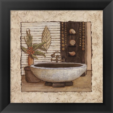 Framed Feng Shui Bath II Print