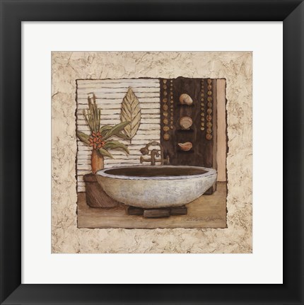 Framed Feng Shui Bath II Print