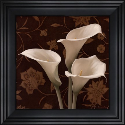 Framed Flores Elegante I Print