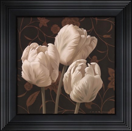 Framed Flores Elegante II Print