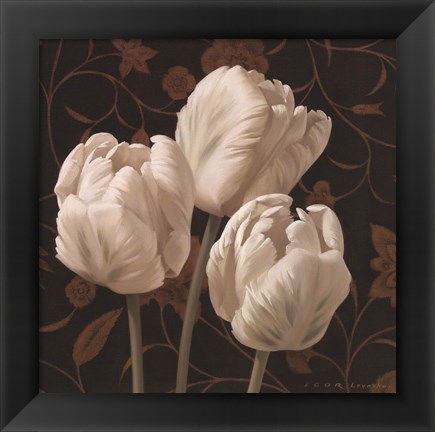 Framed Flores Elegante II Print