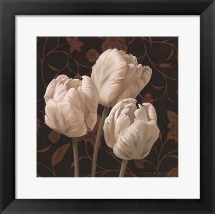 Framed Flores Elegante II Print