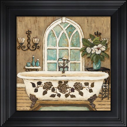 Framed Country Bath Inn II Print