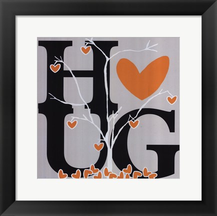 Framed Hug (Fall) Print