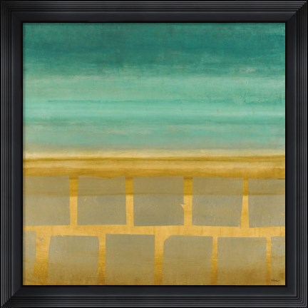 Framed Silver-Leafed Horizon Print